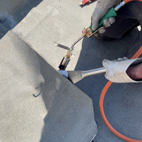 Flat Roof Spatula for Welding Bitumen Tracks