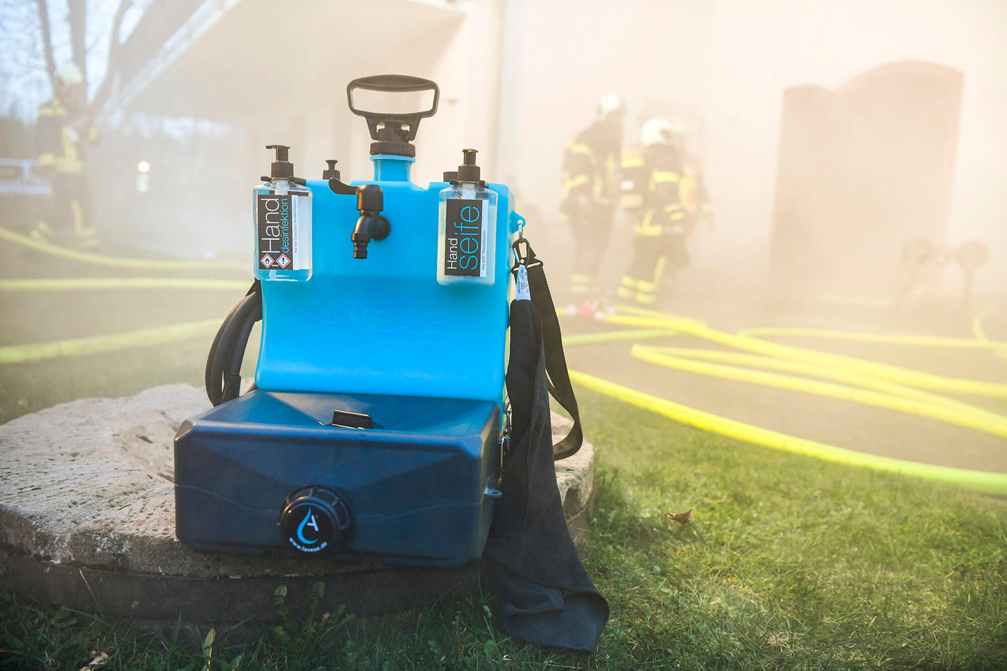 HYRESQ L, kompakte Rundumlösung für den Hygienebedarf im Katastrophenfall - Haidl Products