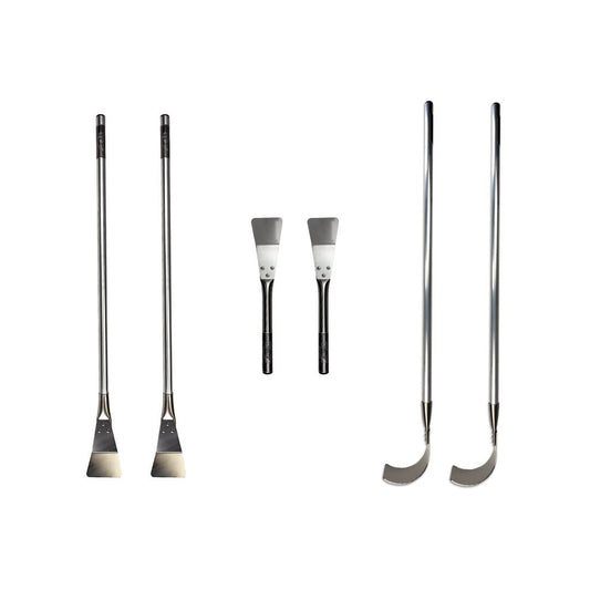 Flachdach Set 1 (2 x Flachdachkellen Set (40 & 100cm) + 2 x Rollenzieher)