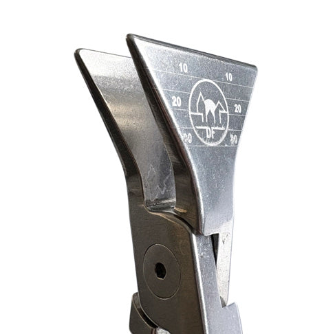 MASC Aluminium Falzzange, 60 mm, gerade/ 45° gebogen - Haidl Products
