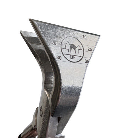 MASC Aluminium Falzzange, 60 mm, gerade/ 45° gebogen - Haidl Products