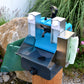 LAVESE® Mobiles Waschbecken PRO - Haidl Products-mobiles-Waschbecken-Baustellen-Waschbecken-für-Handwerker-Bauarbeiter-mit Frischwassertank-Outdoor-Waschbecken-mobil-mobile-Toilette-Hände-Waschen-auf-der-Baustelle-Sanitärlösung-bei Blackouts-autark-Spülbecken-Abwasserbehälter